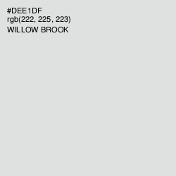 #DEE1DF - Willow Brook Color Image